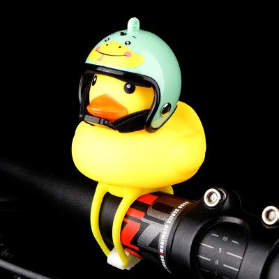 China Will Be Called Will Duck Model Bell Animal Helmet Smart Yellow Little Child Bicycle Helmet Frog Light Bicycle Equipment Recycling Props for sale