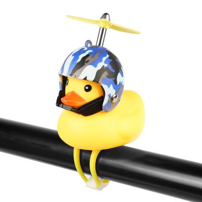 China Will Be Called Will Be Duck Bell Children's Bicycle Headlight Mini Helmet Bamboo Dragonfly Frog Small Cute Yellow Light Bicycle Equipment Accessories for sale