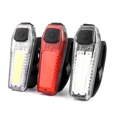 China Night Riding Multifunctional Recycling Warning Tail Light USB Charging LED Highlight 360 Rotating Night Riding Helmet Light Bicycle Equipment for sale