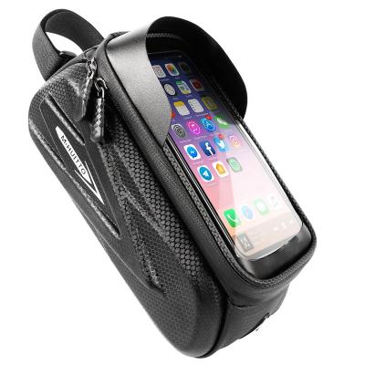 China Front Beam Saddle Bag Touch Screen Multi-Function Mobile Phone Bag Navigation Bag Water Proof Bicycle Equipment Bicycle Riding Accessories for sale