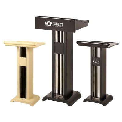 China Modern black single podium stand for sale