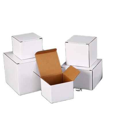 China 3 Layer Recyclable Corrugated Mailing White Paper Box Corrugated Mailer Box for sale