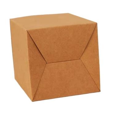 China Recyclable By Sheet Brown Kraft Paper With Corrugated Paper Packaging Wholesale Gift Box for sale