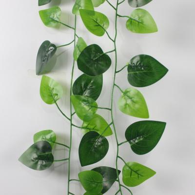 China Wedding Artificial Ivy Wholesale Decorative Hanging Hot Selling Wedding Ivy Wall Leaves Garland Vine For Home Decoration for sale