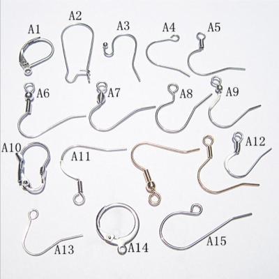 China Jewelry Making 500pcs/bag wholesale stainless steel earrings findings hook ear wires for jewelry making for sale