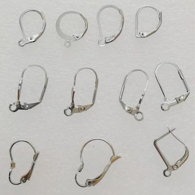 China Earring Diy Jewelry Making Plain Leverback Unfinished Women Ear Studs Small Triangle Ear Clip Custom Fancy Stainless Steel Clip On Earrings For Women for sale