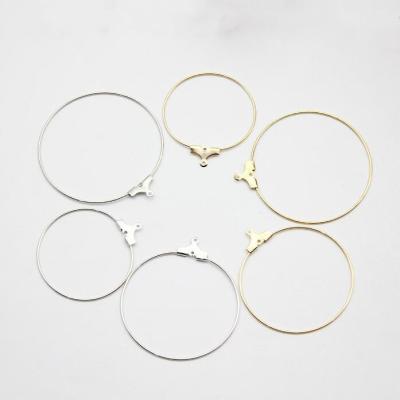 China Brass 50mm The Most Popular Accessories Findings Brass Hook Earring for sale