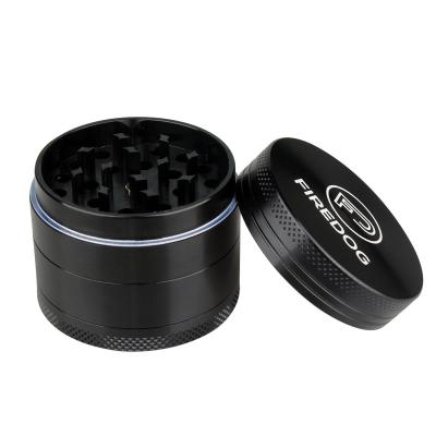 China Metal Smoking Custom Logo 4 Layers Alloy Metal Herb Grinder Magnet for sale