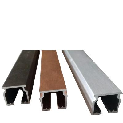 China door & Window Fabric Curtain Rail Aluminum Profile, Aluminum Profile For Windows And Doors for sale