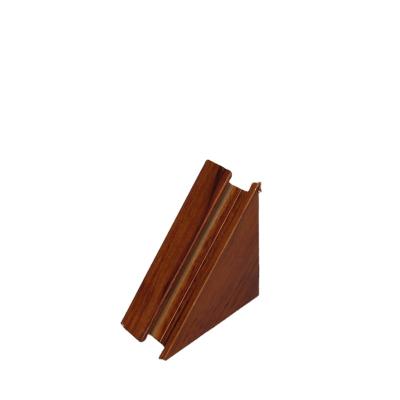 China door & Window Wood Finish Aluminum Extrusion Profile for sale