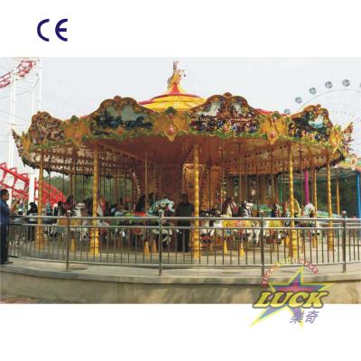 China Funfair steel cheap outdoor Christmas prices amusement park equipment ride carousel horse amusement electric kiddie rides small for sale