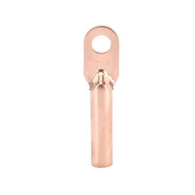 China Wire connecting DT-16mm motor solderless connector copper cable uninsulated end lug for sale