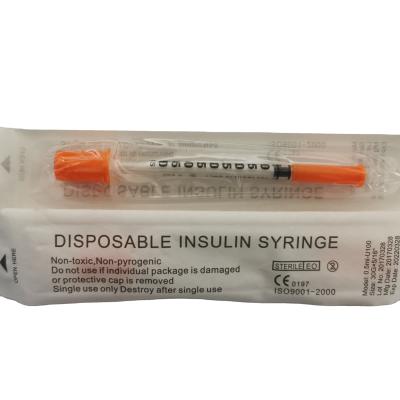 China Assemble with insulin pen insulin syringe needle 31g insulin syringe u100 1ml insulin syringe for sale