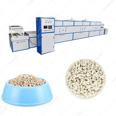 China High Automation Automatic Microwave Drying Machine Tofu Crystal Cats Litter Sterilizing Equipment for sale