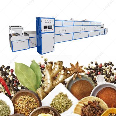 China High Automation Tunnel Microwave Condiment Sterilization Dryer Seasoning Equipment for sale