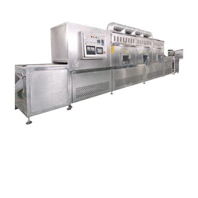 China High Quality Continuous High Automation Fruit Vegetable Microwave Sterilization Machine for sale