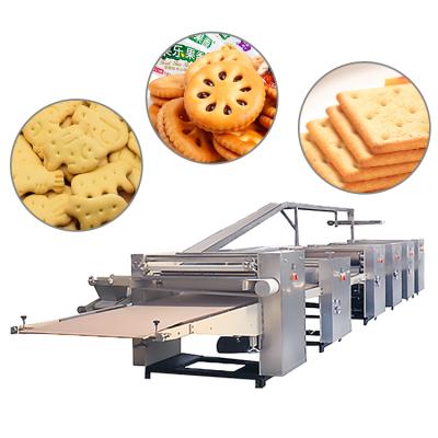 China Energy Saving Soft And Hard Biscuit Production Line With Chinese Biscuit Machine Small Capacity Biscuit Factory for sale