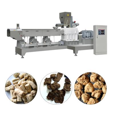 China Full Automatic And Easy To Operate Hot Selling Full Automatic Line Soy Nuggets Food Extrusion Machine / Soybean Protein Food Production Plant for sale