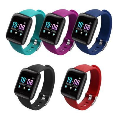 China Cheap Fitness Tracker Health Touch Screen Sports Smart Bracelet ID116 Plus Smart Band Heart Rate Monitor Smart Watch for sale