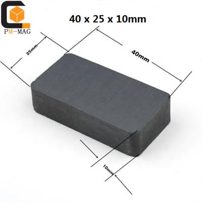 China Industrial Magnet Ferrite Magnet Bar, Ferrite Block Magnet, Grade 3 Ferrite Magnet Block for sale