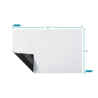 China Isotropic & Factory Supply Rubber Magnet Fridge Magnet Whiteboard Anisotropic Sheet With Magnetized Back for sale