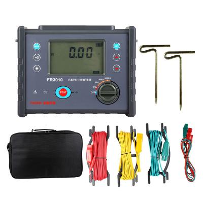 China Ground Voltage Test FUZRR FR3010 3000 Ohm Resistance Meter Digital Earth Ground Resistance Tester for sale