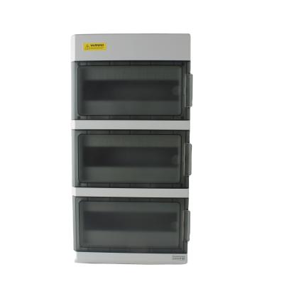 China Jesiro Style Three Way 36 Layers PC New IP65 Electrical Power Distribution Box For Industrial for sale