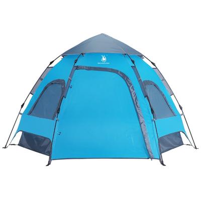 China Good Quality 3-4 Person UV-resistant Roof Top Portable Traveling Noise Up Outdoor Camping Tent Three-season Wild Tent 3-4 for sale