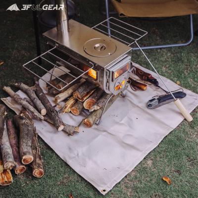 China 3F 50*50 Camping Cloth Picnic BBQ Heat Insulation Outdoor Flame Retardant Flame Retardant Fire Protection High Temperature Resistant for sale