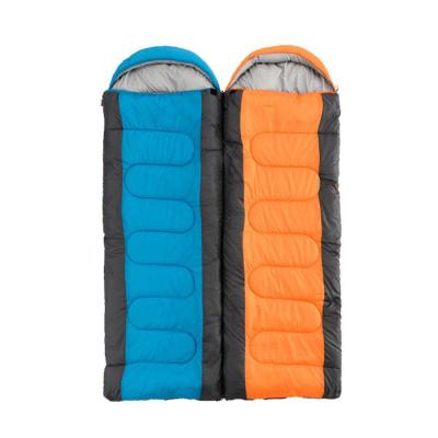 China Low Price Hollow Cotton Envelope Type 4 Season Envelop Sleeping Bag Large Size Water Proof Light Weight For Out Door Camping for sale