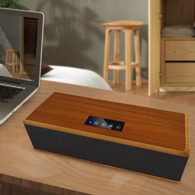 China BLUETOOTH/AUX IN /USB/LED EQ 20W LED Electronic Trending Speaker Bass Louder Sound Quality Home Retro WoodenWirelsss Hole HIFI 30W Full Sound 4.2 Rated for sale