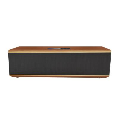 China BLUETOOTH/AUX IN /USB/LED Electronic Wooden Speaker Bass Louder Sound Quality Home 2.1 EQ 20W LED Retro BT Hole HIFI Full 30W Sound 4.2 Rated for sale