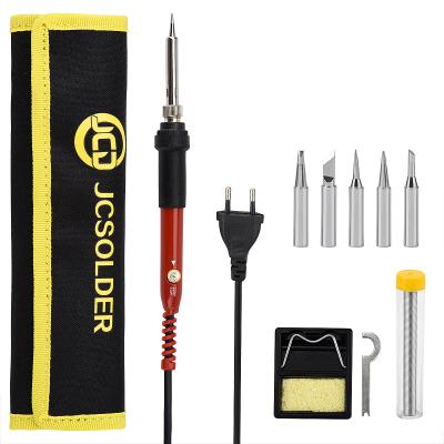 中国 Electric Soldering Iron JCD 908 Soldering Kit 110V/220V Adjustable Temperature Soldering Tool Kit 販売のため