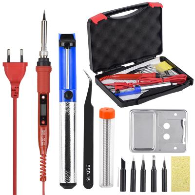 China JCD 908s Temperature LED 908s Iron Kit Box 110/220V Adjustable Soldering Pump Soldering Tips Desoldering Pump Solder Repairs Workshop Repairs for sale