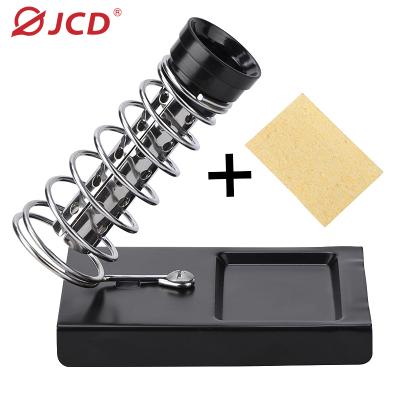 China Work JCD Electric Soldering Iron Stand Solder Holder With Solder Cleaning Sponge Pads Generic High Temperature Resistance for sale