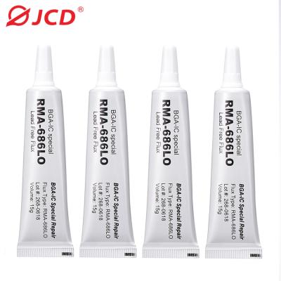 China Original PCB JCD Solder Paste RMA-686 Solder Paste For BGA SMT Rework Advanced Lead Free oli Flux For 10cc Soldering zu verkaufen