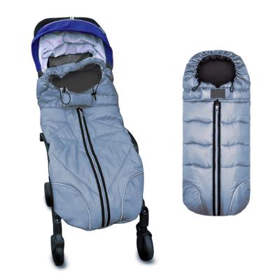 China Universal Zipper Breathable Wind Repellant Baby Stroller Sleeping Bag Footmuff Suitable For 3 Point Or 5 Point Seat Belt Stroller for sale