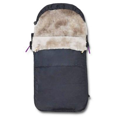 China Cool In Summer But Breathable Warm In The Bag Infant Luxury Winter Sheepskin Sleeping Lamb Stroller Baby Stroller Sleeping Bag for sale