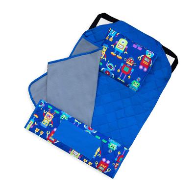 China 2021 Hot Selling Portable Amazon Soft Touch Toddler Nap Mat A Variety Of Fabrics Can Be Customized Nap Sleep Children Play Mat For Baby Crawling for sale