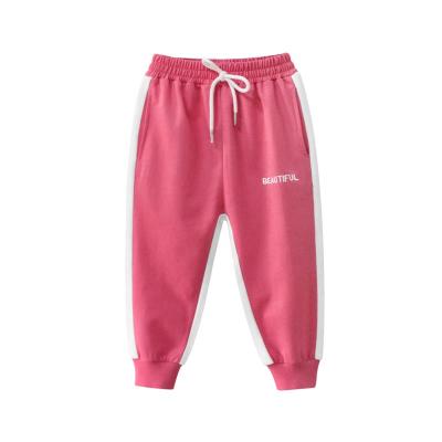 China Fashion design breathable anti-pilling kids knit sweat children customized pants design for girls for sale