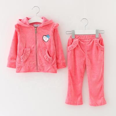 China Casual Customize New Fashion Lovely And Sweet Girls Clothing Kids Wear Outfits 2pcs for sale