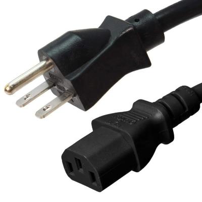 China Industrial Equipment NEMA 6-15P to C13 Power Cord - 6 Feet, 15A/250V, A.W.G. 3/14 for sale