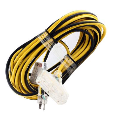 China Industrial 5-15P To 5-15R 12 Gauge Heavy Duty Extension Cord for sale