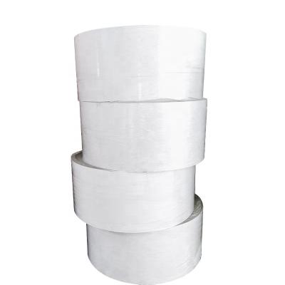 China Semi Glossy Jumbo Coated Waterproof White Label Rollo Direct Thermal Shipping Paper for sale