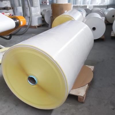 China High Quality 80gsm Barcode Annotate Semi Self Adhesive Label Paper Sticker In Jumbo Rolls For Shipping Barcode Labels for sale