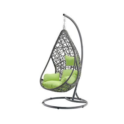 China This sofa chair is made of anti-rust aluminum frame desgin rattan swing chair European garden set patio swing hammock for hotel for sale