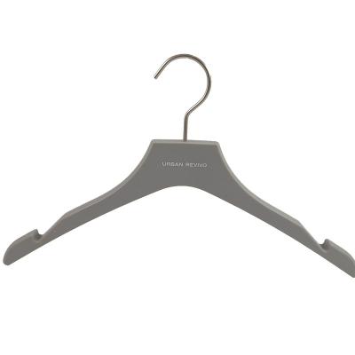 China SHOW NEW Durable Plastic Bridal Dress Hanger Hanger With Custom Logo for sale