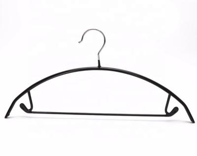 China Flexible JE 012 Premium Multi Purpose PVC Coated Stainless Steel Metal Shirt Non-Slip Coat Hanger for sale