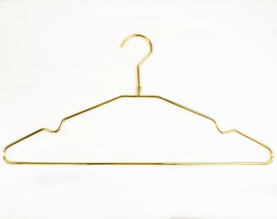 China SHOW MT-001 gold metal hanger for clothes iron gold hanger for sale for sale