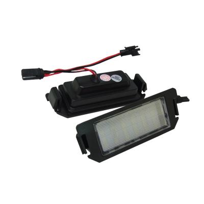 China Auto lighting systems applicable to for Hyundai I20 veloster xg30 lawns license plate lamp assemblyLight cool led bulbs of license plate lights for sale